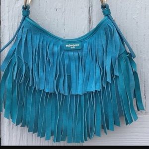 100 % authentic YSL Turquoise bag